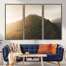 Mountain Wall Art – Framed Sunset Landscape Canvas Artwork, by MyGreatCanvas | Canvas Wall Art Prints | Photo Prints & Wall Decor