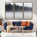 Surfer Fog Wall Art Canvas Print – Framed Foggy Beach Scene by MyGreatCanvas | Canvas Wall Art Prints | Photo Prints & Wall Decor