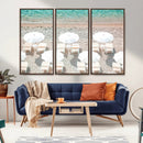 Calm Beach Wall Art – Framed Turquoise Water Canvas Artwork, by MyGreatCanvas | Canvas Wall Art Prints | Photo Prints & Wall Decor
