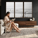 Surfer Silhouette Wall Art Canvas Print – Framed Calm Ocean by MyGreatCanvas | Canvas Wall Art Prints | Photo Prints & Wall Decor