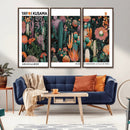 Modern Japanese Wall Art Canvas Print – Framed Abstract