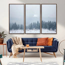 Winter Forest Wall Art Canvas Print – Framed Snowy Landscape by MyGreatCanvas | Canvas Wall Art Prints | Photo Prints & Wall Decor
