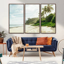 Relaxing Beach Wall Art Canvas Print – Framed Ocean View