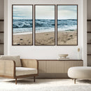 Ocean Wall Art Canvas Print – Moody Coastal Seascape Scene