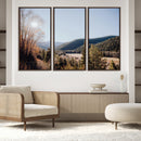 Rustic Landscape Wall Art Canvas Print – Serene Valley Scene