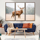 Vintage Wildlife Wall Art Canvas Print – Misty Landscape by MyGreatCanvas | Canvas Wall Art Prints | Photo Prints & Wall Decor