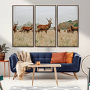 Rustic Deer Wall Art Canvas Print – Autumn Forest Woodland by MyGreatCanvas | Canvas Wall Art Prints | Photo Prints & Wall Decor