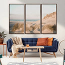 Beach Landscape Wall Art Canvas Print – Framed Sand Dune