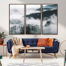 Foggy Forest Landscape Wall Art Canvas Print – Misty by MyGreatCanvas | Canvas Wall Art Prints | Photo Prints & Wall Decor
