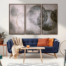 Abstract Grey Gold Wall Art – Modern Geometric Canvas by MyGreatCanvas | Canvas Wall Art Prints | Photo Prints & Wall Decor