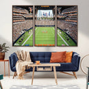 Chicago Bears Soldiers Field Wall Art Canvas Print – Framed