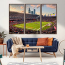 Chicago Bears Soldiers Field Wall Art Canvas Print – Framed