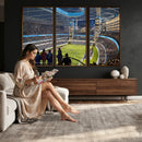Chicago Dome Stadium Wall Art Canvas Print – Framed Modern