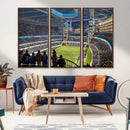 Chicago Dome Stadium Wall Art Canvas Print – Framed Modern
