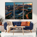 Chicago Bears Soldiers Field Wall Art Canvas Print – Framed