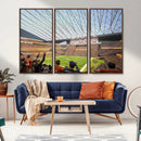 Cleveland Browns Stadium Wall Art Canvas Print – Framed NFL