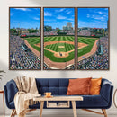 Wrigley Field Baseball Stadium Canvas Wall Art – Packed by MyGreatCanvas | Canvas Wall Art Prints | Photo Prints & Wall Decor