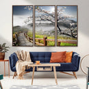Sakura Cherry Blossom Pathway Canvas Wall Art – Tranquil by MyGreatCanvas | Canvas Wall Art Prints | Photo Prints & Wall Decor