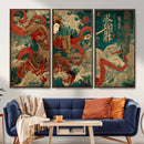 Tsukioka Yoshitoshi Samurai Wall Art – Japanese Katana by MyGreatCanvas | Canvas Wall Art Prints | Photo Prints & Wall Decor