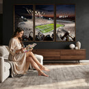 Penn State Stadium Wall Art Canvas Print, White Out Football