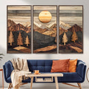 Wood Mountain Wall Art Canvas Print – Layered Forest and by MyGreatCanvas | Canvas Wall Art Prints | Photo Prints & Wall Decor