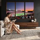 Dooley Stadium Wall Art, Sports Arena Canvas Print, Dooley