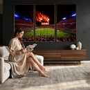 Jordan-Hare Football Stadium Wall Art Canvas Print, Football