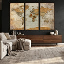World Map Canvas Print – Detailed Map of the World Wall Art by MyGreatCanvas | Canvas Wall Art Prints | Photo Prints & Wall Decor