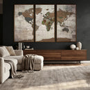 World Map Canvas Print – Framed Detailed Map of the World by MyGreatCanvas | Canvas Wall Art Prints | Photo Prints & Wall Decor