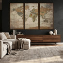World Map Canvas Print – Framed Travel Map Wall Art for by MyGreatCanvas | Canvas Wall Art Prints | Photo Prints & Wall Decor