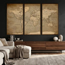 World Map Canvas Print – Framed Travel Map Wall Art for by MyGreatCanvas | Canvas Wall Art Prints | Photo Prints & Wall Decor