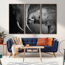 Elephant Family Wall Art Canvas, Framed Elephant Family by MyGreatCanvas | Canvas Wall Art Prints | Photo Prints & Wall Decor