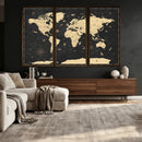 World Map Canvas Print – Detailed Map of the World Wall Art by MyGreatCanvas | Canvas Wall Art Prints | Photo Prints & Wall Decor