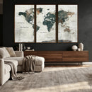 World Map Canvas Print – Framed Travel Map Wall Art for by MyGreatCanvas | Canvas Wall Art Prints | Photo Prints & Wall Decor