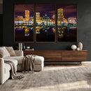 Baltimore Skyline Wall Art Canvas Print, Baltimore Downtown by MyGreatCanvas | Canvas Wall Art Prints | Photo Prints & Wall Decor