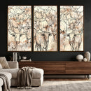 Farmhouse Texas Longhorn Wall Art Canvas Print - Abstract by MyGreatCanvas | Canvas Wall Art Prints | Photo Prints & Wall Decor