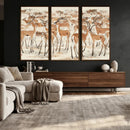 Gazelle Wall Art Canvas Print - Abstract Antelope Wall Art by MyGreatCanvas | Canvas Wall Art Prints | Photo Prints & Wall Decor
