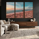 Pastel Beach Wall Art Canvas Print – Soft Coastal by MyGreatCanvas | Canvas Wall Art Prints | Photo Prints & Wall Decor