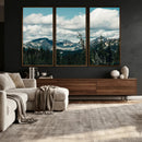 Mountain Forest Wall Art Canvas Print, Alpine Pine Tree by MyGreatCanvas | Canvas Wall Art Prints | Photo Prints & Wall Decor