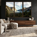 Yosemite Valley Mountain Wall Art Canvas Print, Granite by MyGreatCanvas | Canvas Wall Art Prints | Photo Prints & Wall Decor