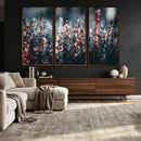 Winter Heather Wall Art Canvas Print, Frosted Floral Nature by MyGreatCanvas | Canvas Wall Art Prints | Photo Prints & Wall Decor