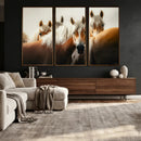 Wild Horse Herd Wall Art Canvas Print, Natural Horse by MyGreatCanvas | Canvas Wall Art Prints | Photo Prints & Wall Decor