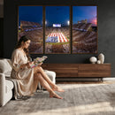 Oklahoma Sooners Memorial Stadium Wall Art Canvas Print,