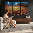 Clemson Tigers Memorial Stadium Wall Art Canvas Print
