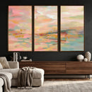 Abstract Pastel Landscape Wall Art Canvas Print – Soft Pink by MyGreatCanvas | Canvas Wall Art Prints | Photo Prints & Wall Decor