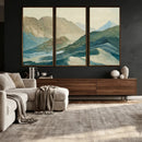 Abstract Mountain Landscape Wall Art Canvas Print – Textured by MyGreatCanvas | Canvas Wall Art Prints | Photo Prints & Wall Decor