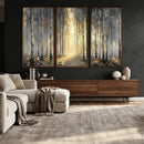 Abstract Birch Forest Wall Art Canvas Print – Modern Neutral by MyGreatCanvas | Canvas Wall Art Prints | Photo Prints & Wall Decor