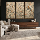 Vintage Birds and Flowers Wall Art Canvas Print, Botanical by MyGreatCanvas | Canvas Wall Art Prints | Photo Prints & Wall Decor