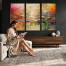 Colorful Abstract Canvas Wall Art — Large Textured Oil by MyGreatCanvas | Canvas Wall Art Prints | Photo Prints & Wall Decor