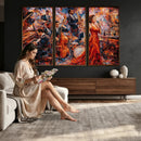 Jazz Band Canvas Wall Art — Jazz Club Singer Saxophone Print by MyGreatCanvas | Canvas Wall Art Prints | Photo Prints & Wall Decor